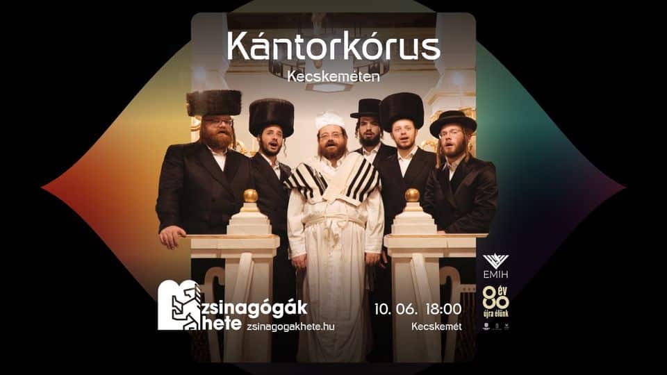 Zsinagógák Hete: A legendás kántorkórus újra Kecskeméten